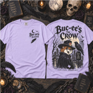 Buc Ee's The Crow Dark Gothic Raven Shirt