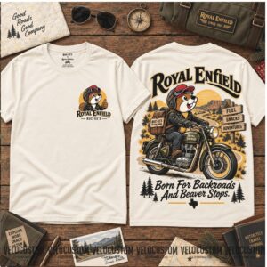 Buc Ee's Triumph Royal Enfield Two Wheels Backroads Shirt