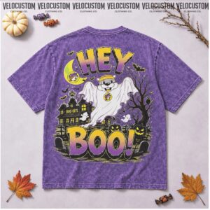 Buc ee Halloween Ghost Haunted House Hey Boo Vintage Shirt