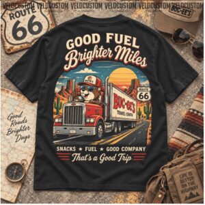 Buc ee Route 66 Travel Center Big Rig Truck Driver Road Trip Shirt