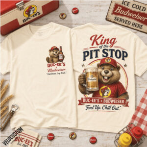Buc ee s Budweiser King Pit Stop Beer Shirt