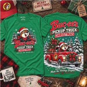 Buc ee s Pickup Truck Christmas Holiday Shirt