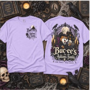 Buc ee's Addams Family Gothic Halloween Spooky Shirt