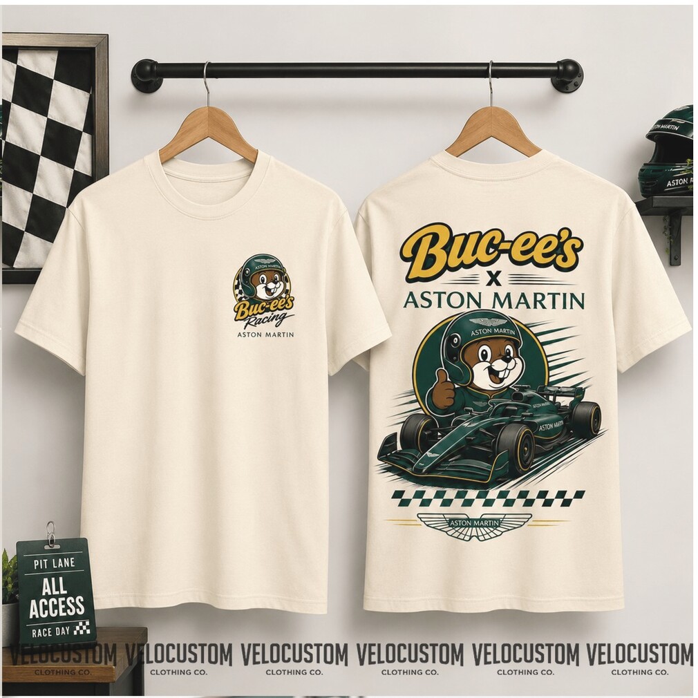Buc ee’s Aston Martin Racing Beaver Mascot Formula 1 Race Day Shirt Buc ee’s Aston Martin Racing Beaver Mascot Formula 1 Race Day Shirt