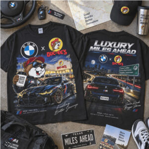 Buc ees BMW Beaver Mascot Luxury Miles Ahead Graphic Shirt