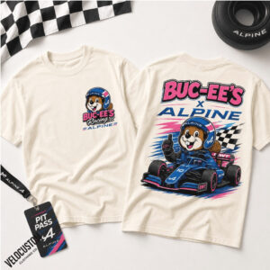 Buc ees Beaver Alpine F1 Racing Grand Prix Race Car Driver Shirt