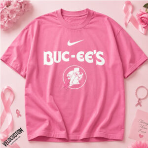 Buc ees Beaver Breast Cancer Awareness Pink Ribbon No One Fights Alone Shirt