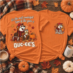 Buc ees Beaver Football Pumpkin Fall Season Shirt