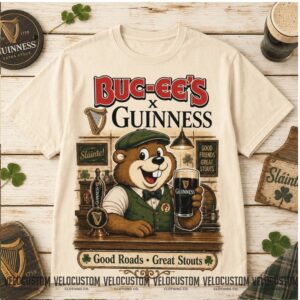 Buc ees Beaver Guinness Roadhouse Beer Club Pub Shirt