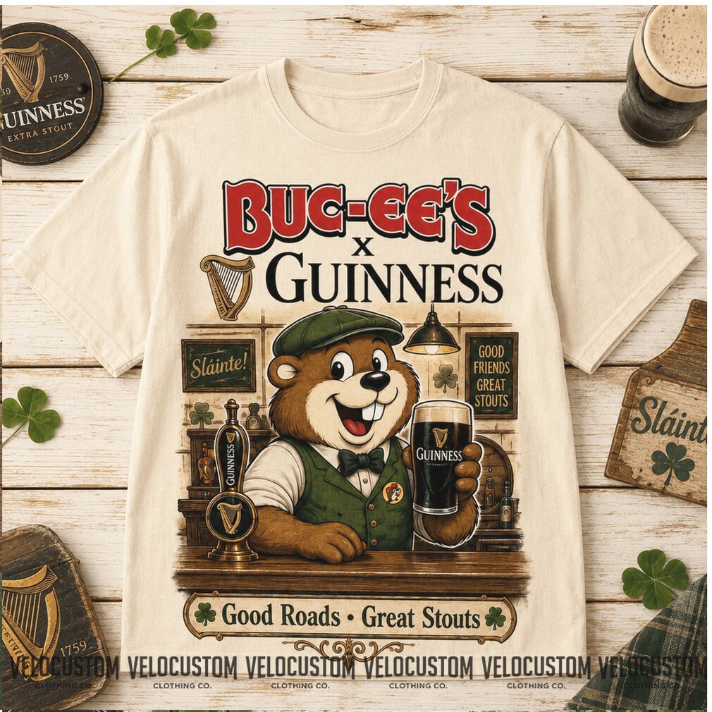 Buc ees Beaver Guinness Roadhouse Beer Club Pub Shirt Buc ees Beaver Guinness Roadhouse Beer Club Pub Shirt