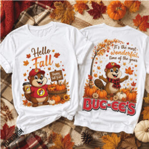 Buc ees Beaver Hello Fall Wonderful Time Autumn Shirt