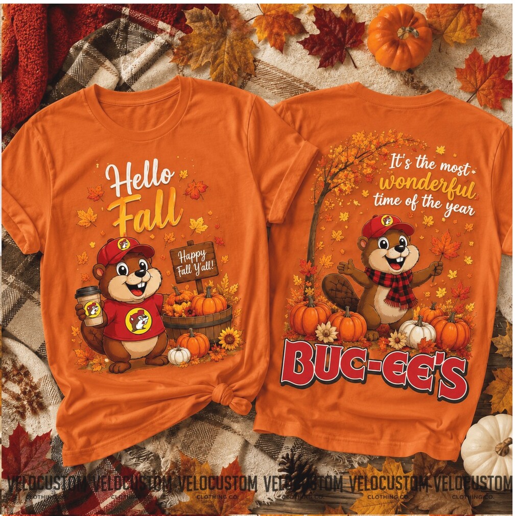 Buc ees Beaver Hello Fall Wonderful Time Autumn Shirt Buc ees Beaver Hello Fall Wonderful Time Autumn Shirt