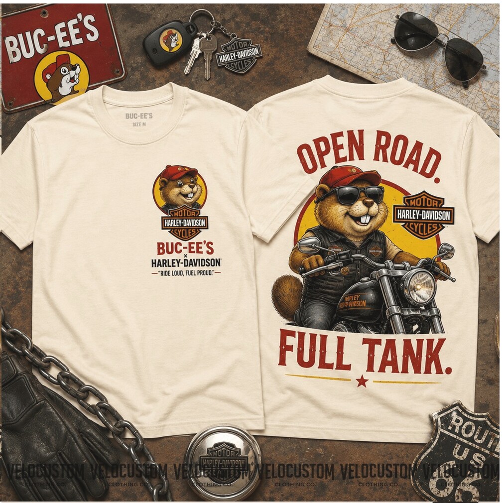 Buc ees Beaver Mascot Harley Davidson Motorcycle Biker Shirt Buc ees Beaver Mascot Harley Davidson Motorcycle Biker Shirt