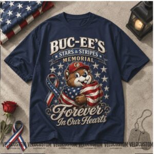 Buc ees Beaver Mascot September 11 Memorial Patriotic 911 Shirt