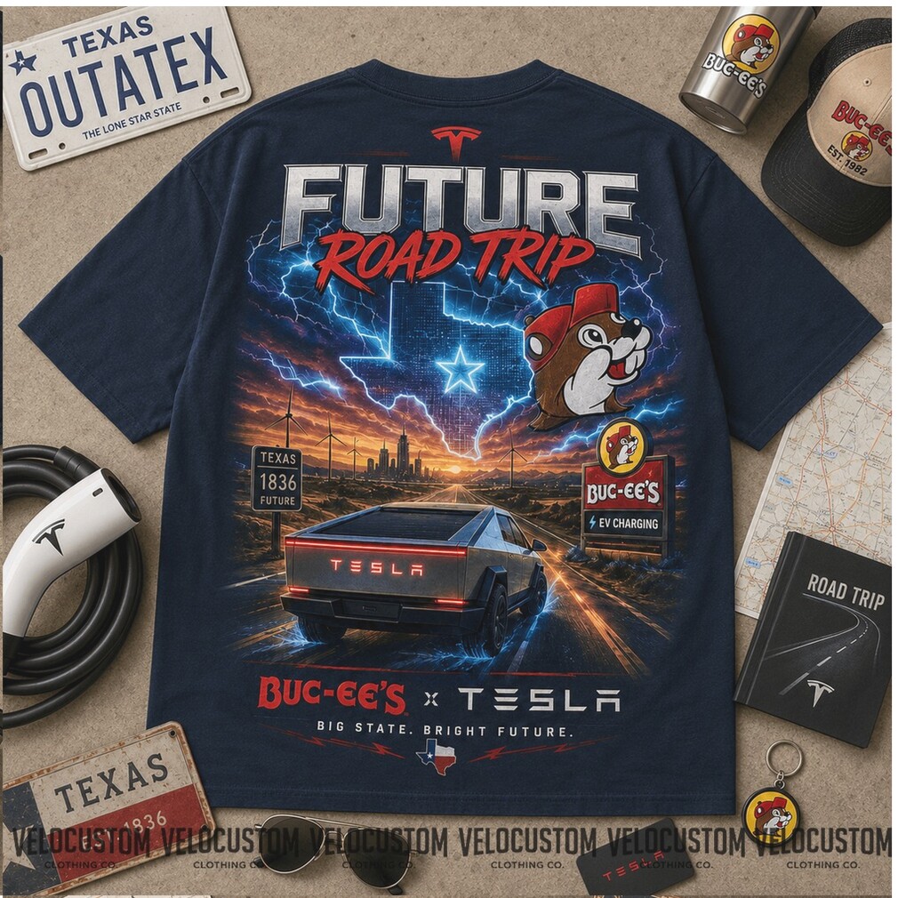 Buc ees Beaver Mascot Tesla Cybertruck EV Charging Future Shirt Buc ees Beaver Mascot Tesla Cybertruck EV Charging Future Shirt