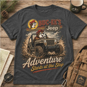 Buc ees Beaver Off Road Club Mud 4x4 Jeep Adventure Trail Shirt