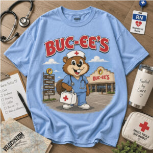 Buc ees Beaver Registered Nurse Ambulance Texas Shirt