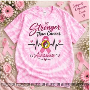 Buc ee's Breast Cancer Awareness Pink Tie Dye Shirt