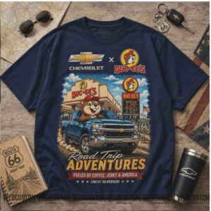 Buc ees Chevy Silverado American Highway Legends Route 66 Shirt