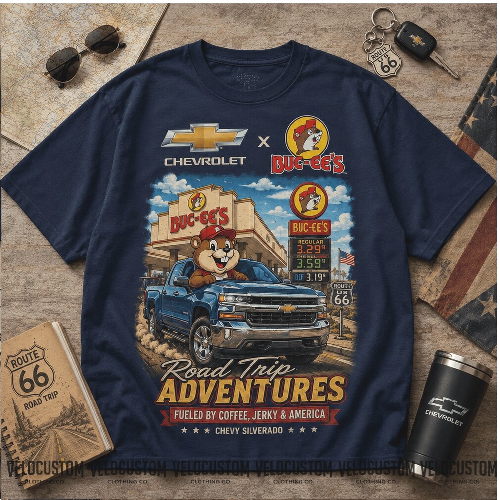 Buc ees Chevy Silverado American Highway Legends Route 66 Shirt Buc ees Chevy Silverado American Highway Legends Route 66 Shirt