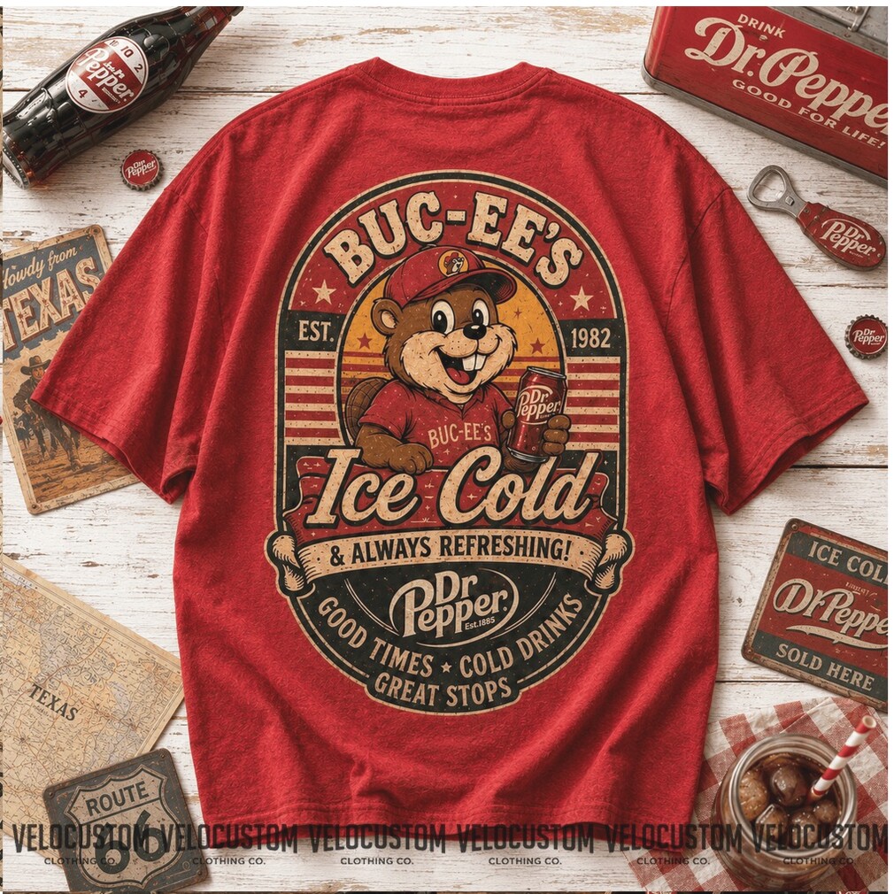 Buc ee’s Dr Pepper Ice Cold Refreshing Road Trip Vintage Shirt Buc ee’s Dr Pepper Ice Cold Refreshing Road Trip Vintage Shirt