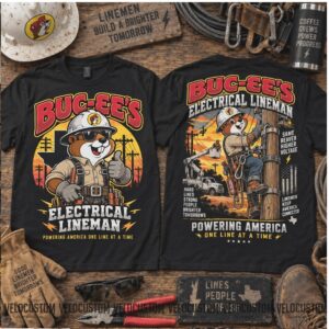 Buc ee's Electrical Lineman Power Worker Shirt
