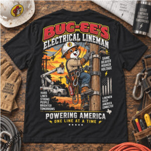 Buc ee's Electrical Lineman Power Worker Shirt