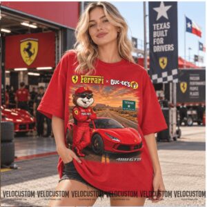 Buc ees Ferrari Beaver Racing Maranello To Texas Highway Shirt