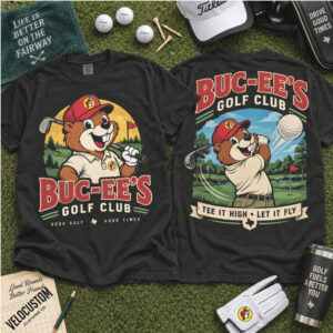 Buc ee's Golf Club Sporty Beaver Sports Shirt