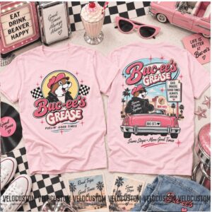 Buc ee's Grease Movie Parody Summer Road Trip Shirt