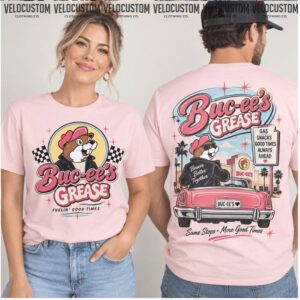 Buc ee's Grease Movie Parody Summer Road Trip Shirt