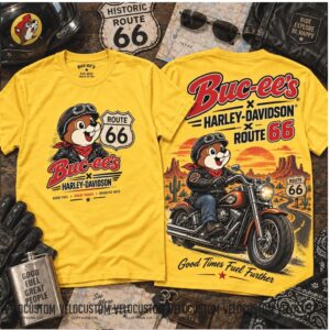 Buc ee's Harley Davidson Route 66 Good Times Shirt