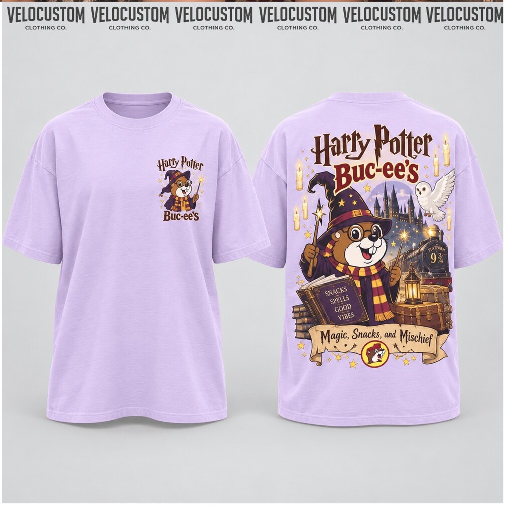 Buc ee’s Harry Potter Magic Snacks And Mischief Shirt Buc ee’s Harry Potter Magic Snacks And Mischief Shirt