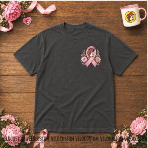 Buc ee's Love Grows Stronger Breast Cancer Floral Shirt