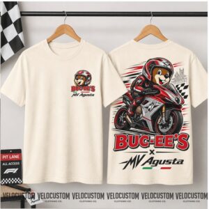 Buc ee's MV Agusta Motorcycle Racing Pit Lane Beaver Shirt