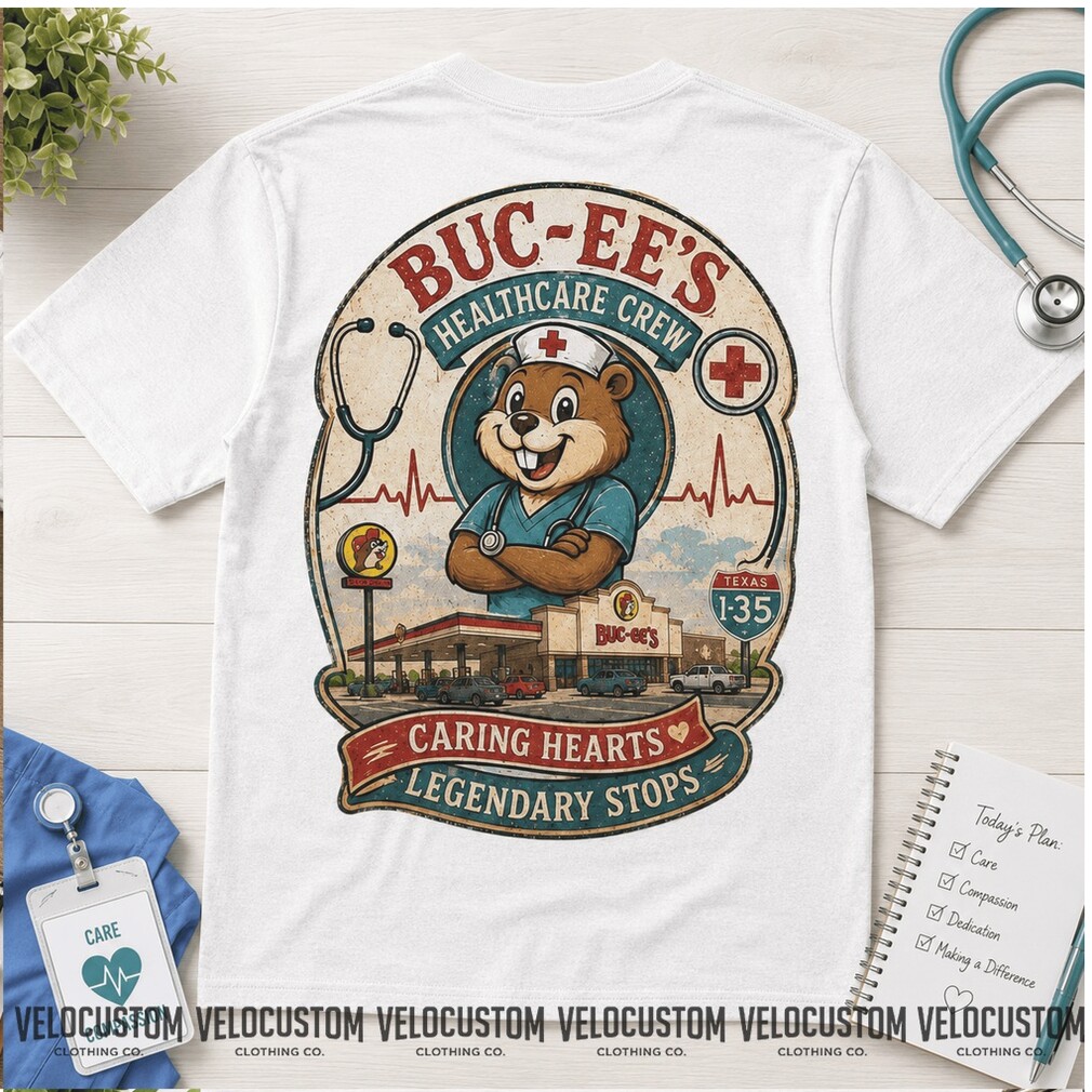 Buc ees Nurse Healthcare Crew Beaver Stethoscope Graphic Shirt Buc ees Nurse Healthcare Crew Beaver Stethoscope Graphic Shirt