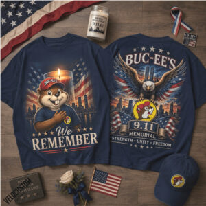 Buc ees Patriot Beaver Mascot 911 Memorial We Remember Shirt