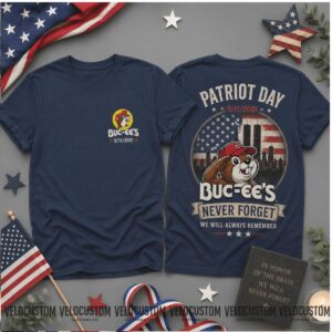 Buc ees Patriot Day 911 Never Forget American Flag Beaver Shirt
