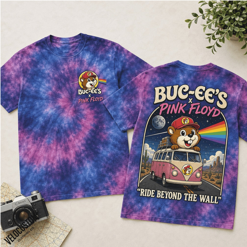 Buc ee’s Pink Floyd Classic Rock Band Camper Tie Dye Shirt Buc ee’s Pink Floyd Classic Rock Band Camper Tie Dye Shirt