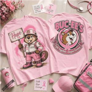 Buc ee's Pink Hope Fight Together Breast Cancer Awareness Shirt