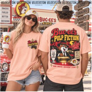 Buc ee's Pulp Fiction Movie Parody Texas Snacks Shirt