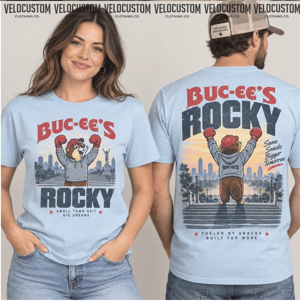 Buc ee’s Rocky Boxing Movie Parody Philadelphia Shirt Buc ee’s Rocky Boxing Movie Parody Philadelphia Shirt