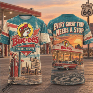 Buc ee's Route 66 Travel Center Retro Road Trip Shirt