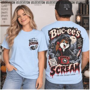 Buc ee's Scream Horror Movie Parody Halloween Shirt