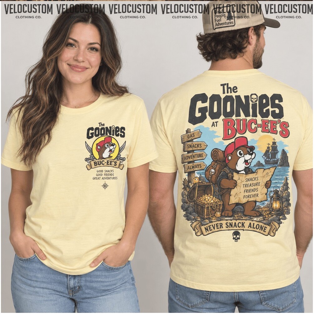 Buc ee’s The Goonies Adventure Pirate Treasure Shirt Buc ee’s The Goonies Adventure Pirate Treasure Shirt