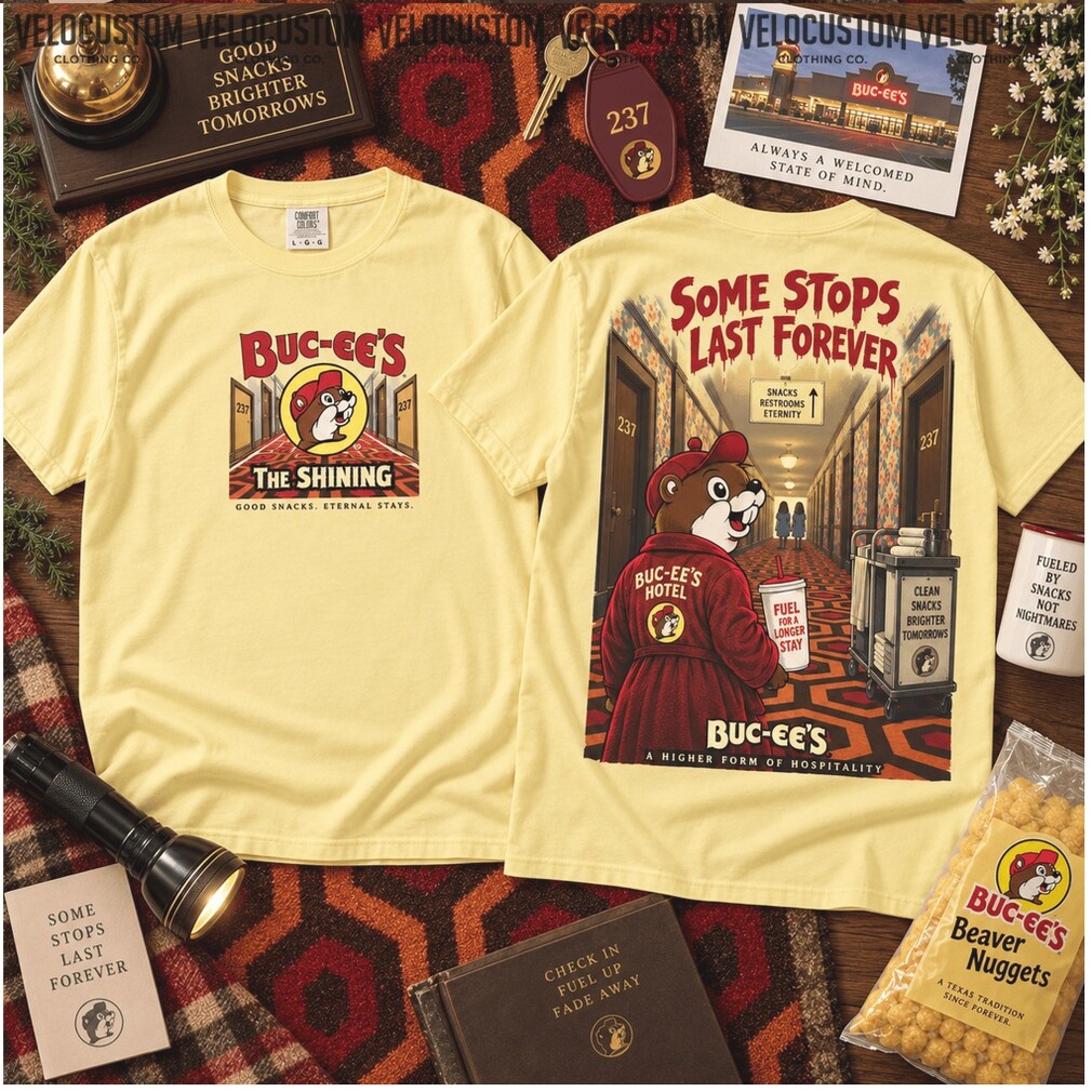Buc ee’s The Shining Horror Movie Hotel Beaver Shirt Buc ee’s The Shining Horror Movie Hotel Beaver Shirt