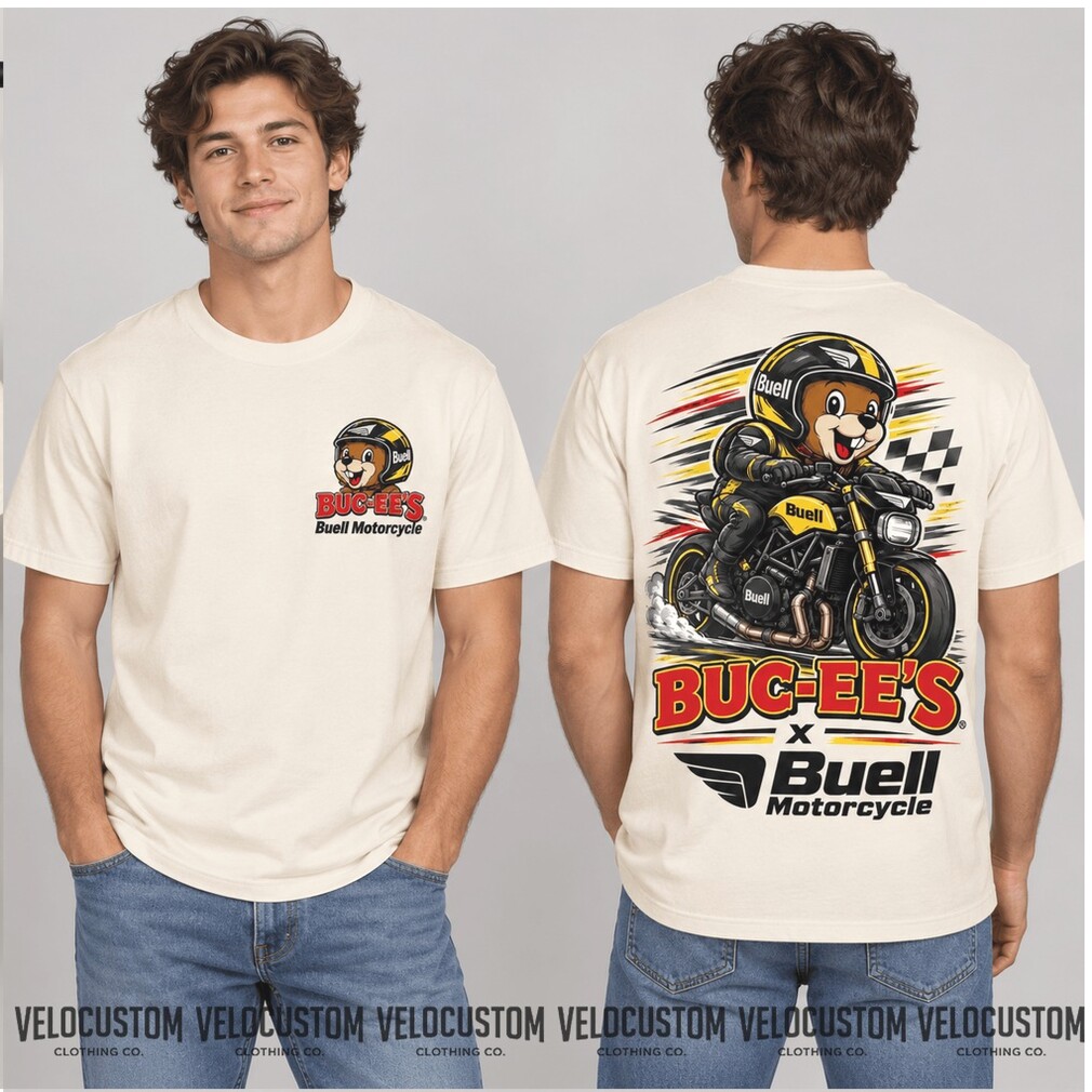 Buell Motorcycle Beaver Mascot Racing Speed Shirt Buell Motorcycle Beaver Mascot Racing Speed Shirt