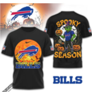 Buffalo Bills Football Spooky Season Halloween Monster Shirt