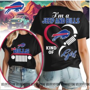 Buffalo Bills Jeep Heartbeat Kind Of Girl Shirt