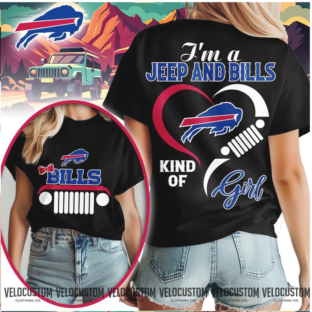 Buffalo Bills Jeep Heartbeat Kind Of Girl Shirt Buffalo Bills Jeep Heartbeat Kind Of Girl Shirt